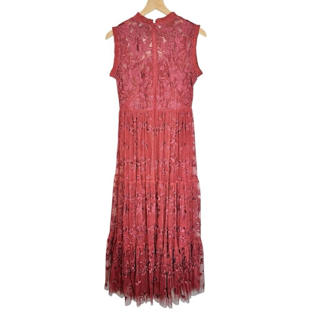 Sundance Catalog Rielle Lace Maxi Dress by Tolani Size Small Red Dress - Picture 2 of 4